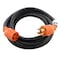 Ac Works SOOW; Cold Weather Extension Cord, 10 AWG, Indoor/Outdoor, 10/4, 1 Outlets, L14-30R, Black, Rubber L1430PR-025 - alternate 1